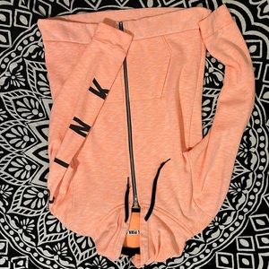 Pink Hoodie size small but can fir medium